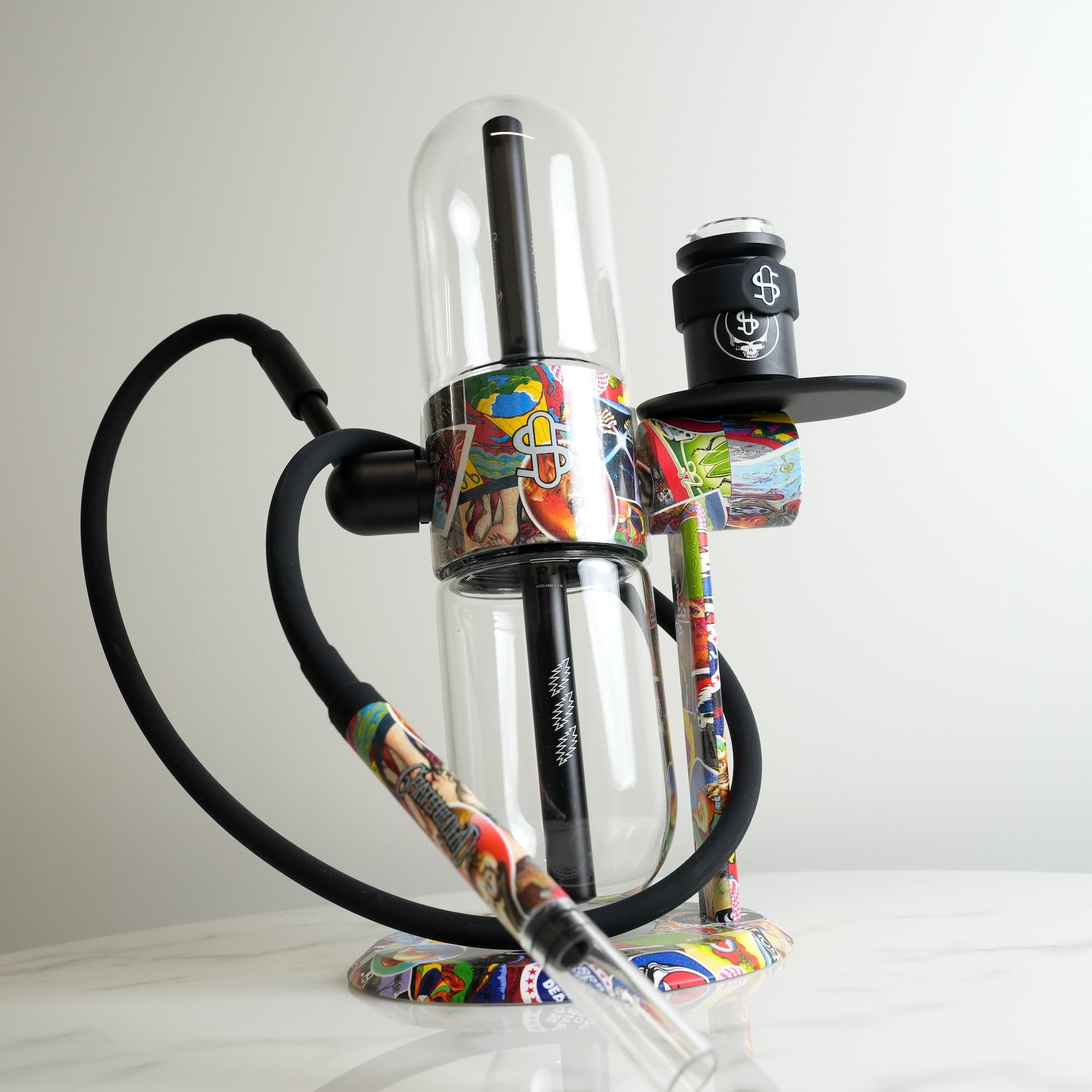 Stundenglass | Glass Gravity Water Pipe | Grateful Dead 6oz. 
