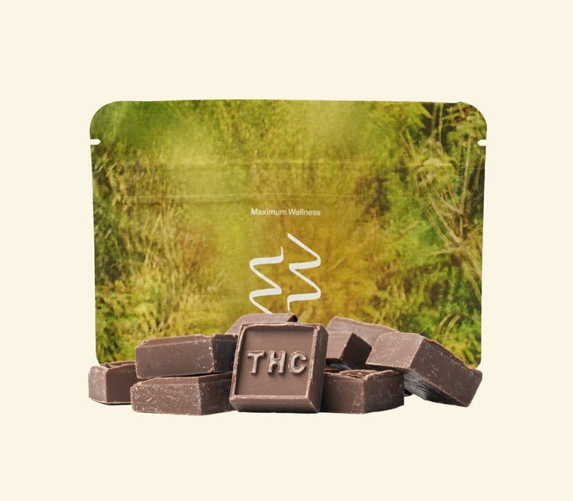 Dark Chocolate | Hybrid | 100mg THC | 10pk