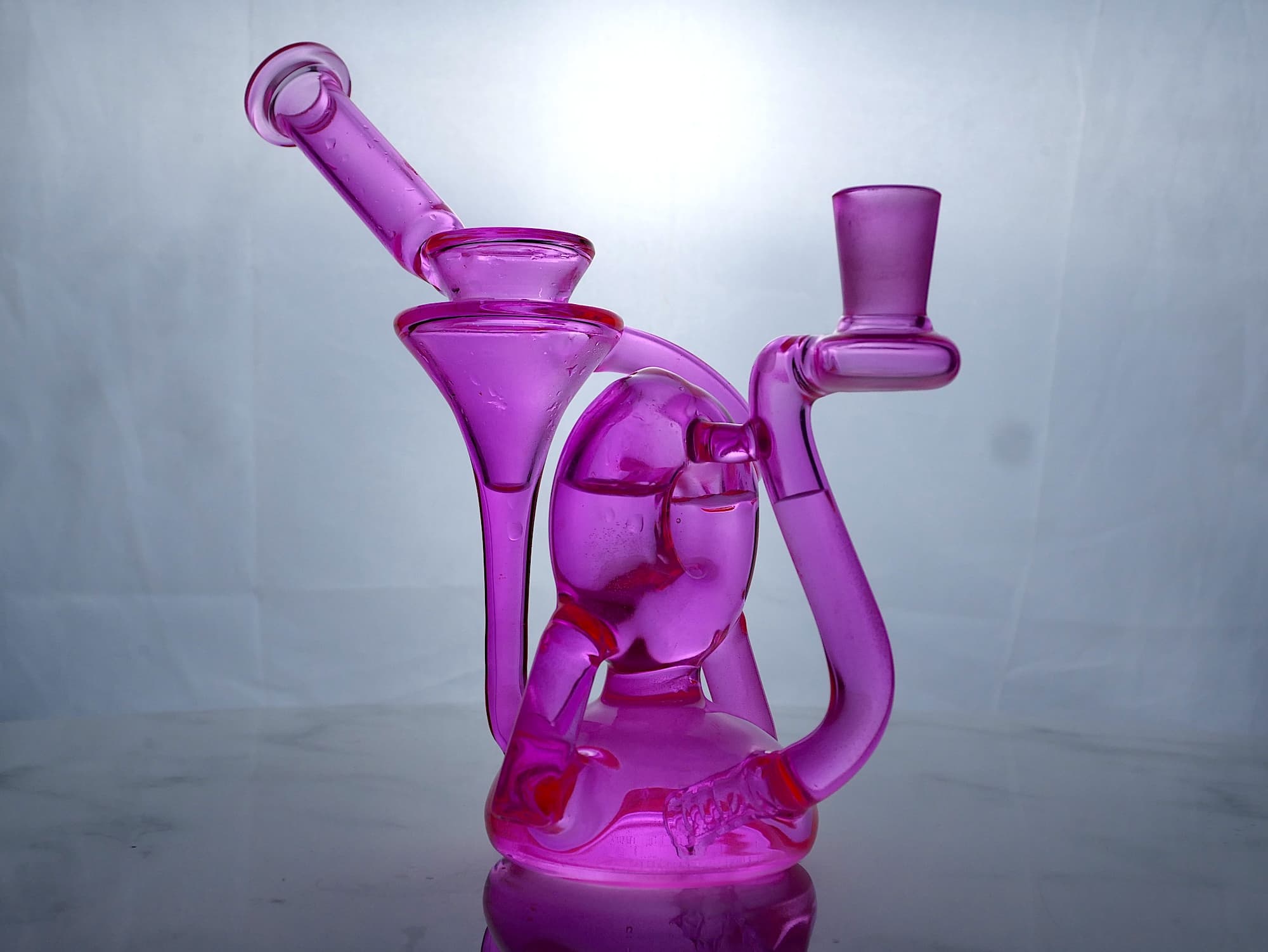 HG Glass | Hot Pink Donut Recycler