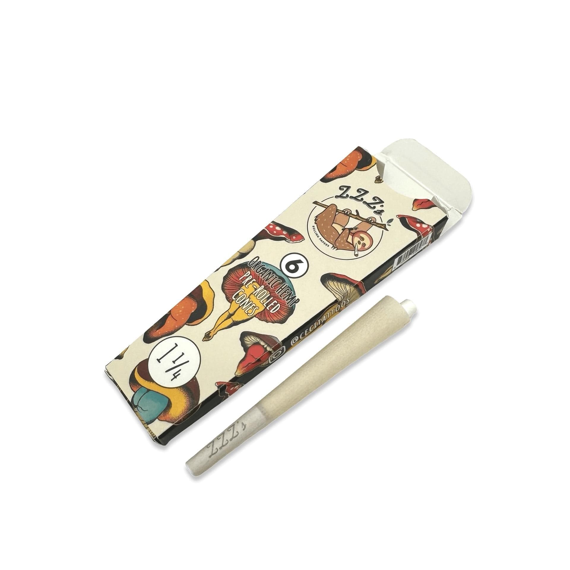 ZZZ's | 1 1/4 6pk Cones | "Shroom Booties"