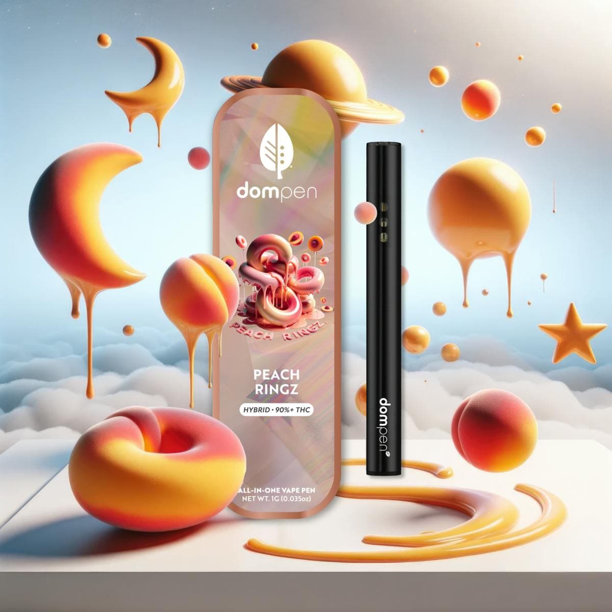 Dompen | Peach Ringz Disposable 1g