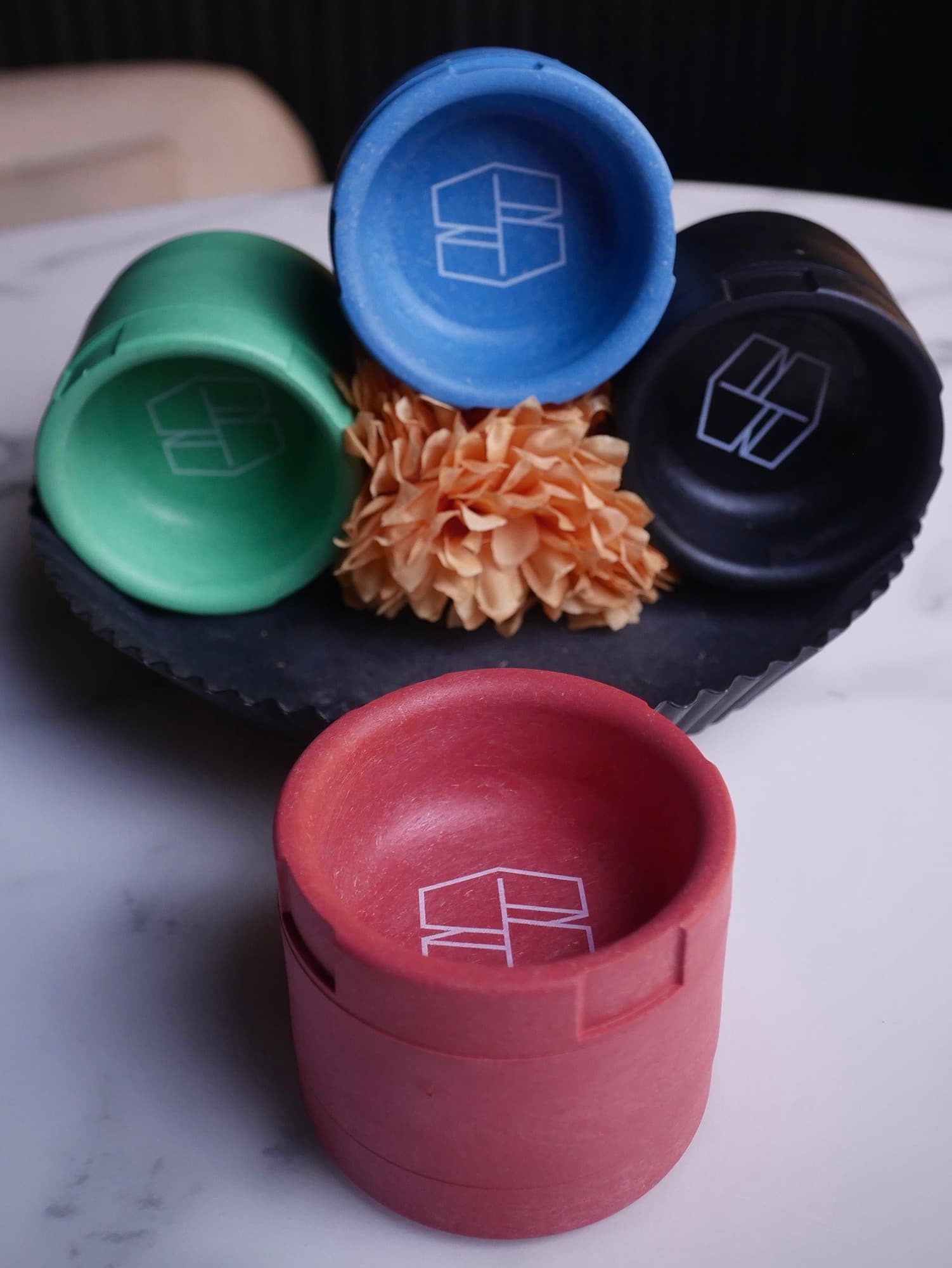 Stache | Hemp Grinder | Stone White 3pc