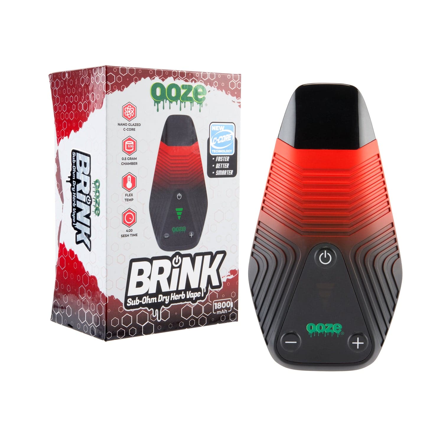 Ooze Brink | Dry Herb Vaporizer | Midnight Sun