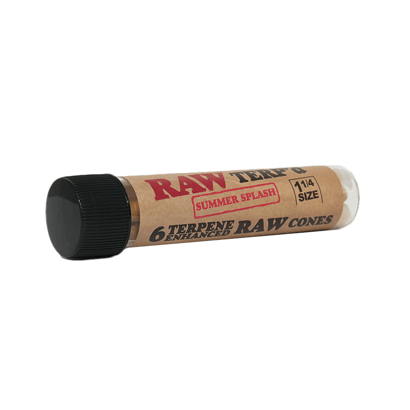 RAW | Terp'd Pre Roll Cones | 1 1/4 Size | Summer Splash | 6pk