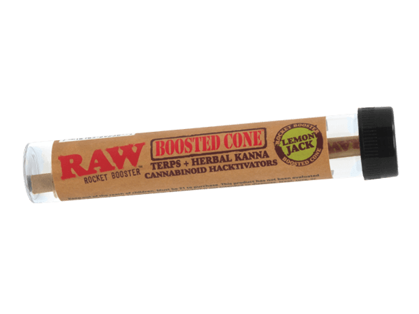 RAW | Terp'd Pre Roll Cones | Rocket Booster King Size | Lemon Jack | Single
