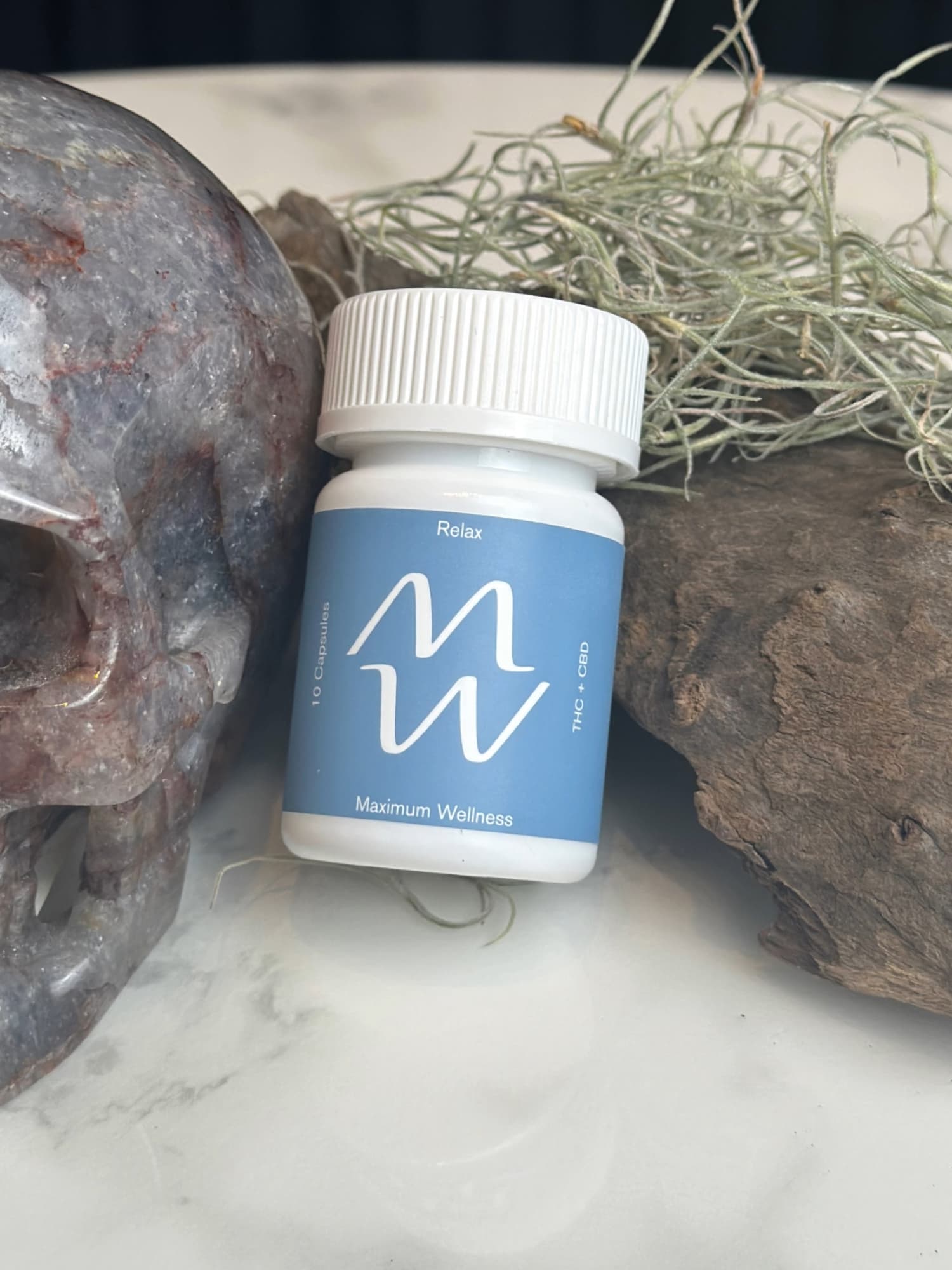 Relax Capsules 1:1 | 250mg (12.5mg THC : 12.5mg CBD) 10pk