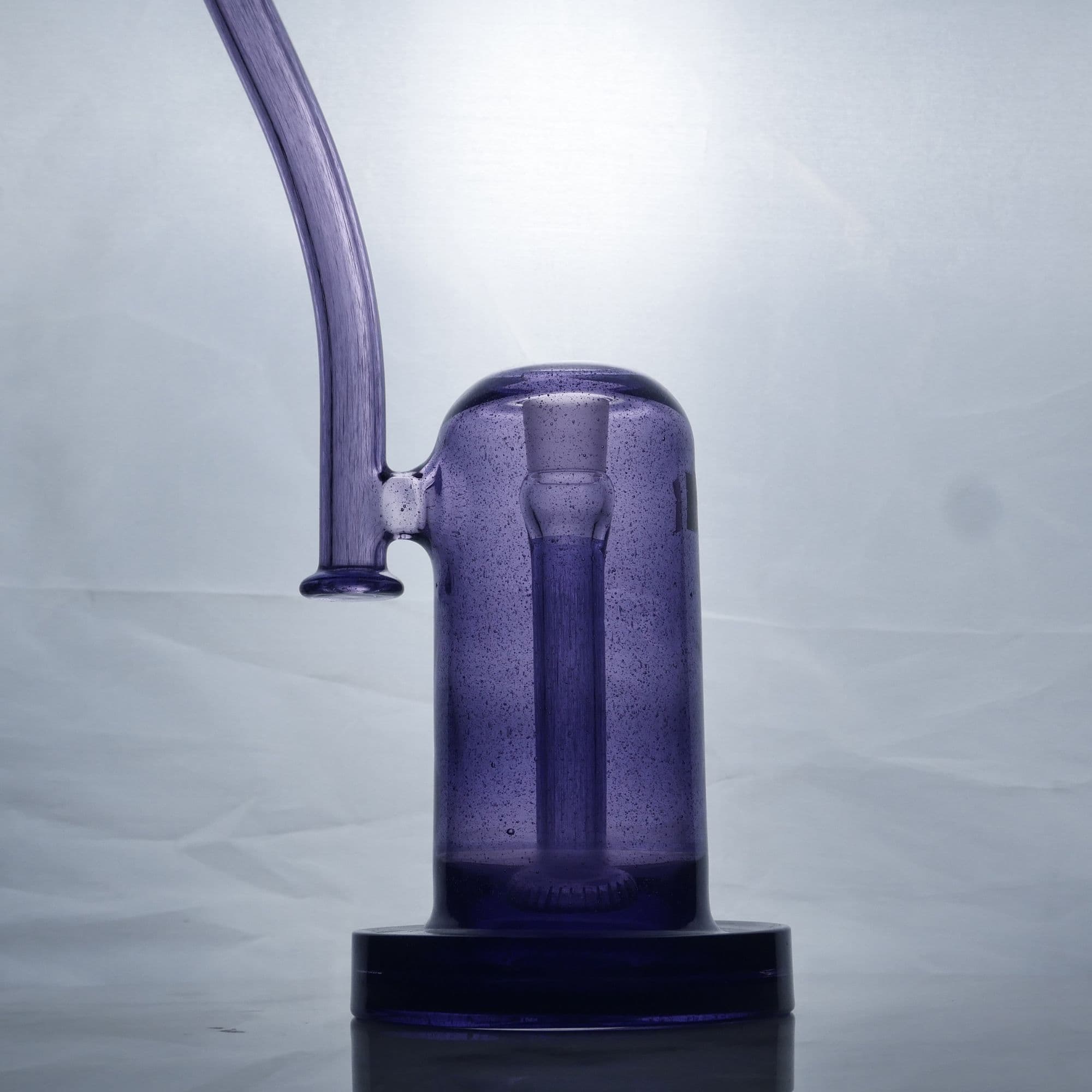 Lunar Bubbler Bong | Lollipop Purple