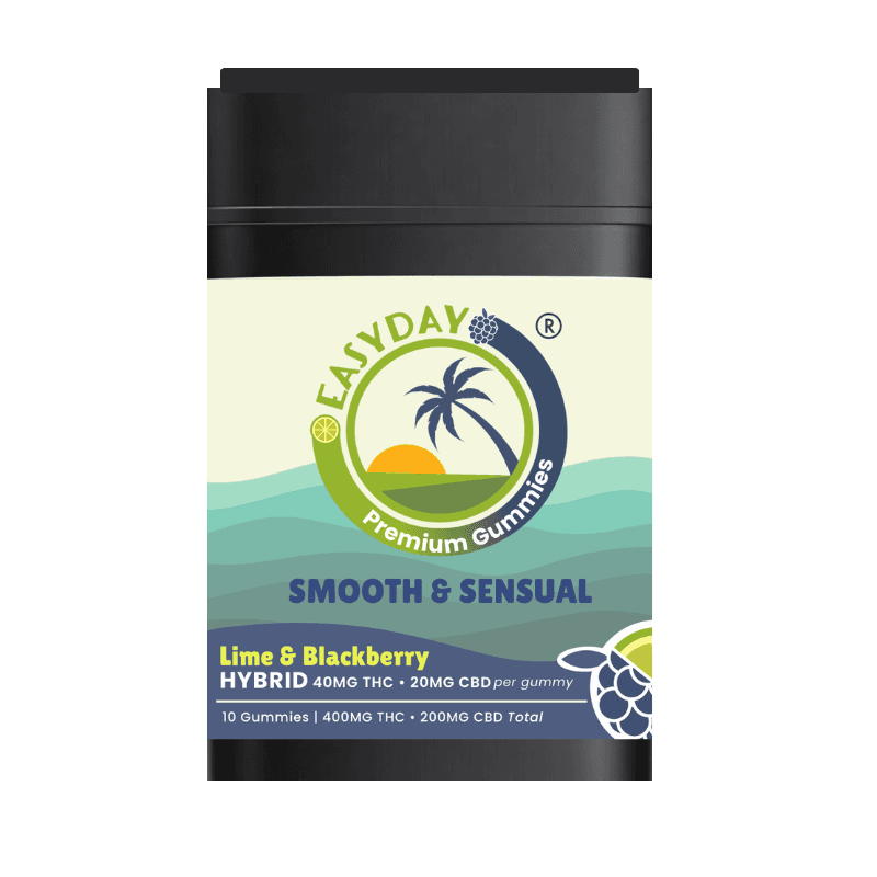 Smooth and Sensual | Lime Blackberry 1:1 | 300mg THC : 200mg CBD | 10pk