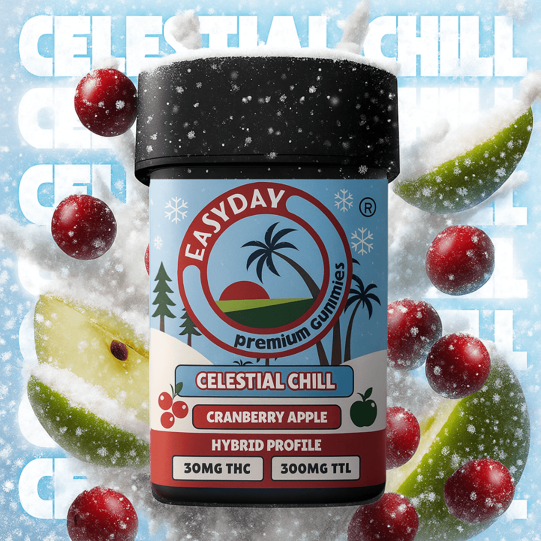 Celestial Chill | Cranberry Apple Chews | 300mg THC | 10pk