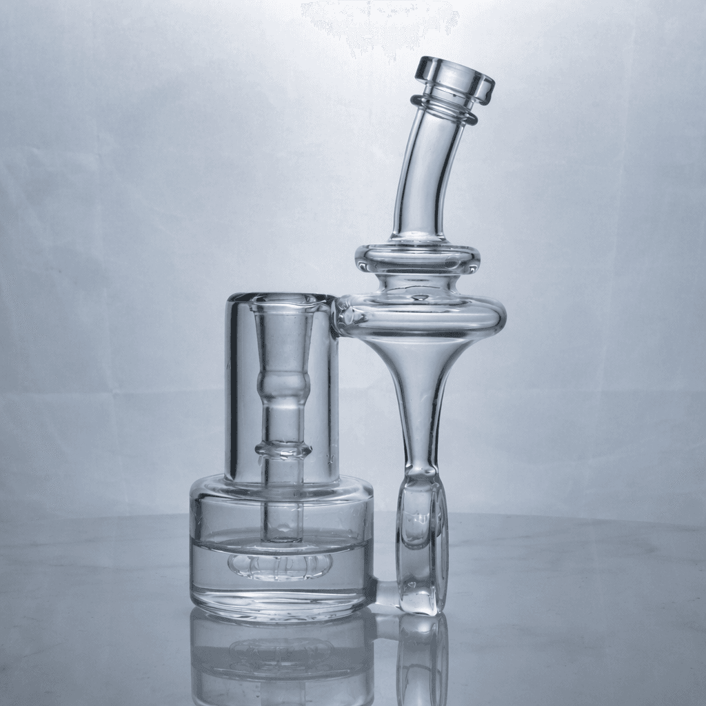 Single Donut Refined Bell Recycler | Clear
