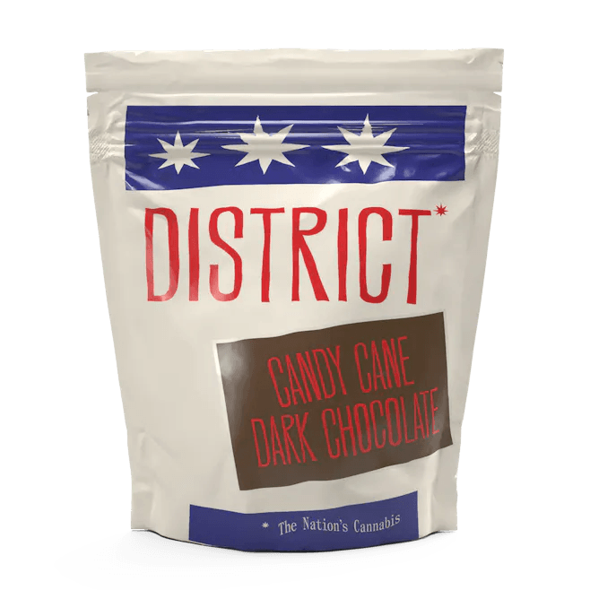 Candy Cane Dark Chocolate 200mg THC
