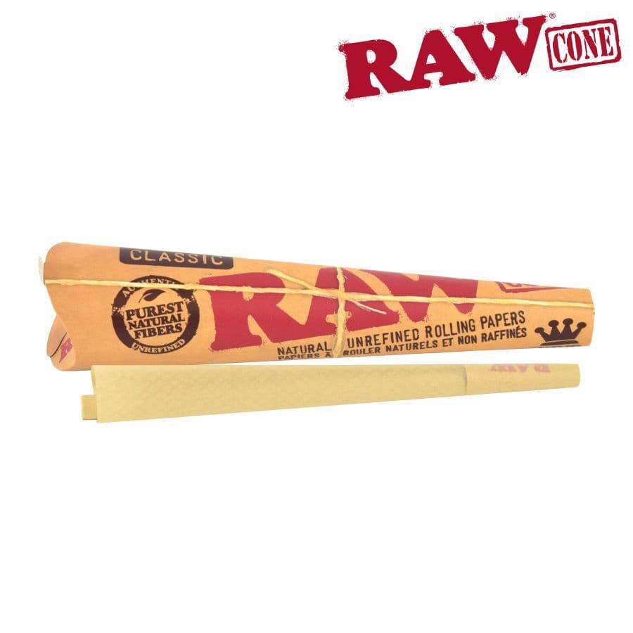 RAW | King Size Pre Roll Cones | 3PK