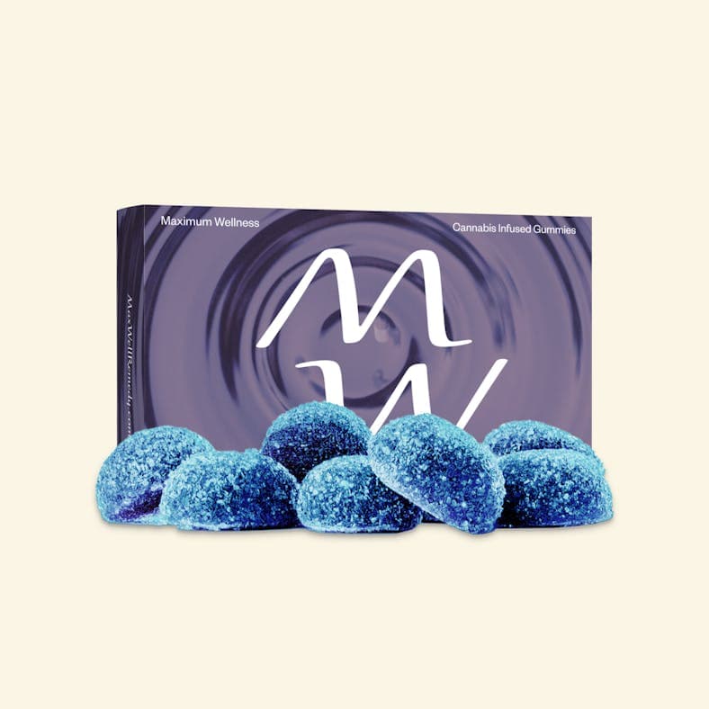 Rest + Sleep | Blueberry Chews 4:2:1 | 100mg | 10mg THC : 5mg CBN : 2.5mg CBD | 10pk