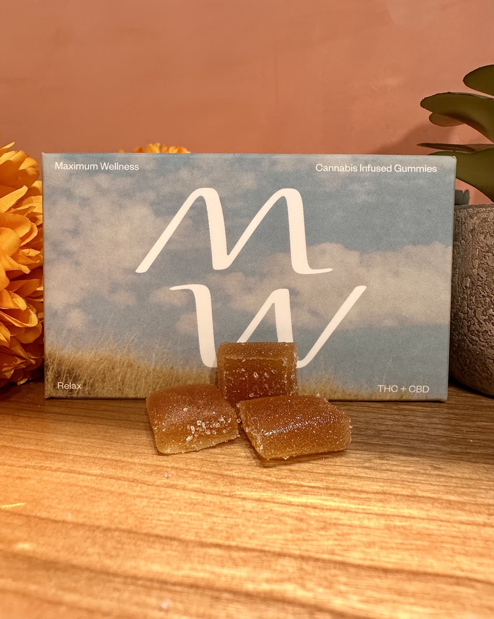 Relax Mango Chews 1:1 | 100mg | 5mg THC: 5mg CBD | 10pk |